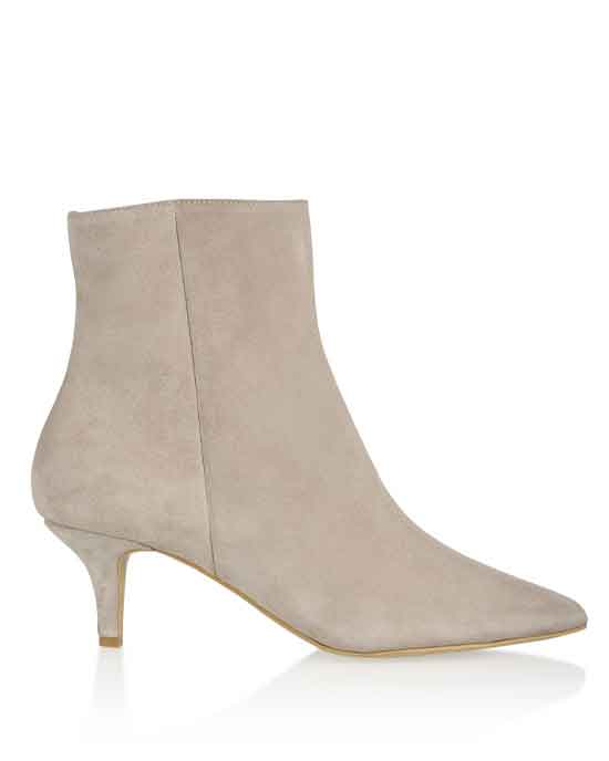 DWRS Lugo Ankle Boots Beige Suede