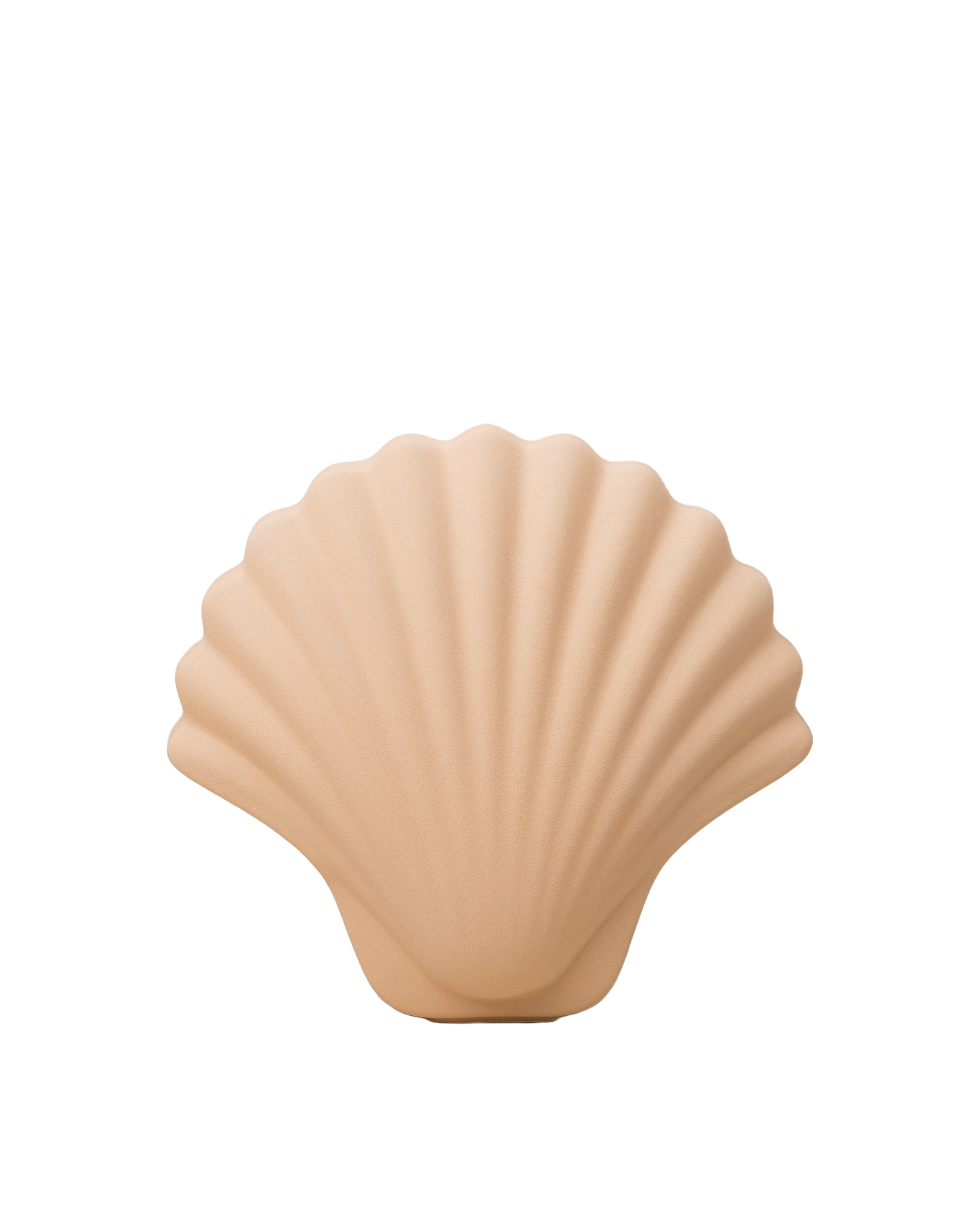 Los Objetos Decorativos Ecru Seashell Vase