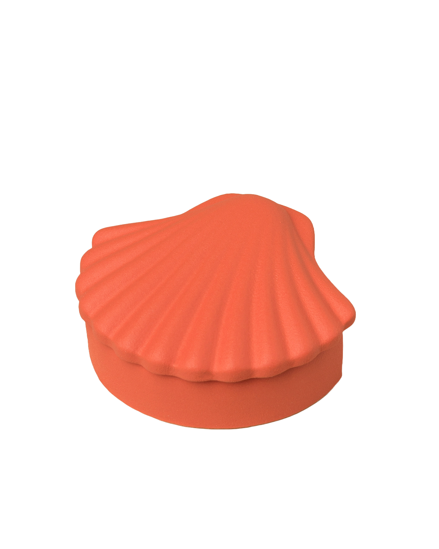 Los Objetos Decorativos Red Orange Seashell Box