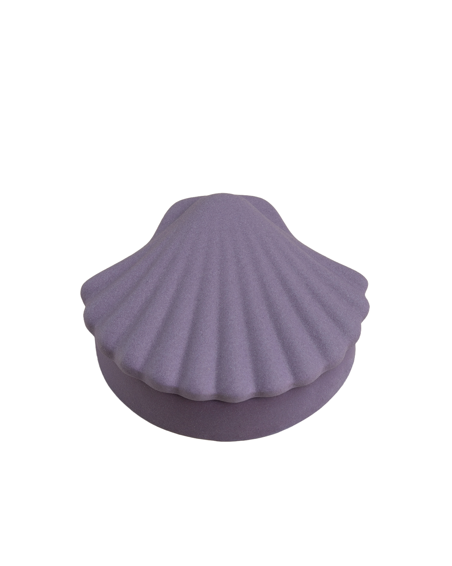 Los Objetos Decorativos Mauve Seashell Box