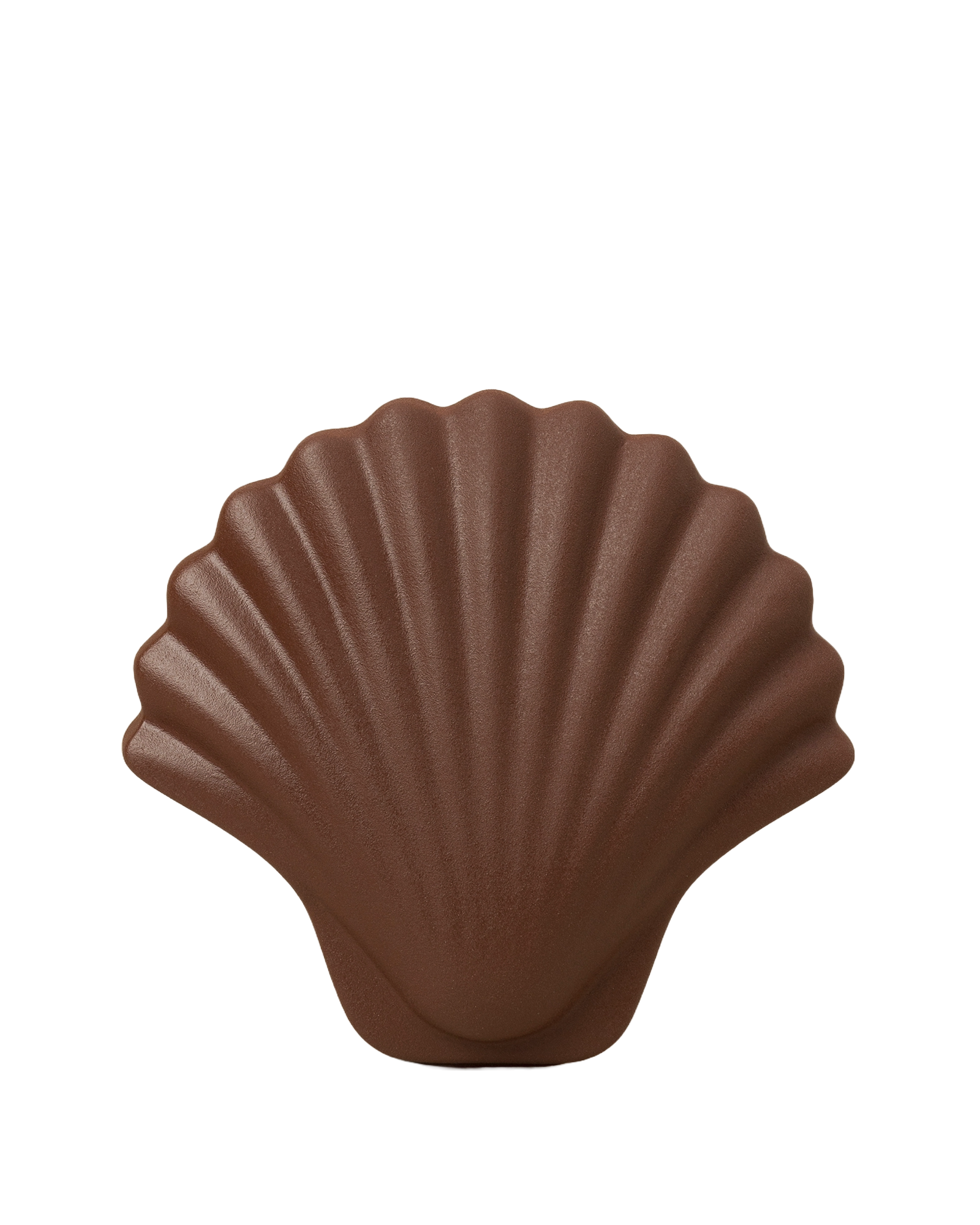 Los Objetos Decorativos Dark Brown Seashell Vase