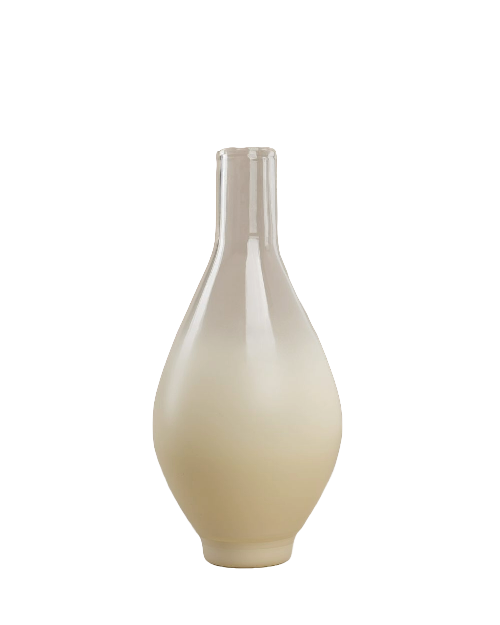 Los Objetos Decorativos Beige Glass Degrade Vase
