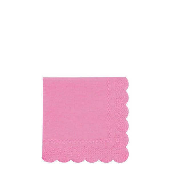 Meri Meri Bubblegum Pink Paper Napkins S