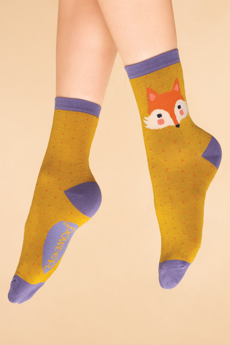 Powder Design Cheeky Fox Face Ladies Socks