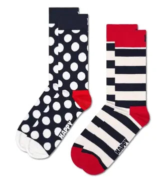 Happy Socks  Bdo02-6650 2-pack Classic Big Dot Socks