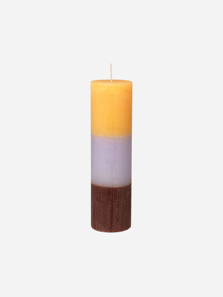 broste-copenhagen-rainbow-pillar-candle-7x25-peach-lavender