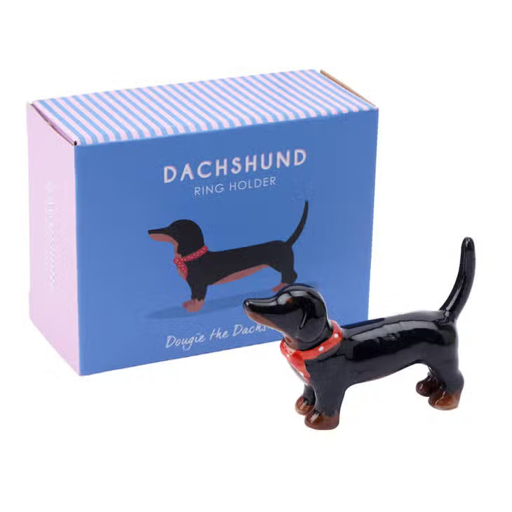 Hyde And Seek Dougie the Dachshund Ring Holder