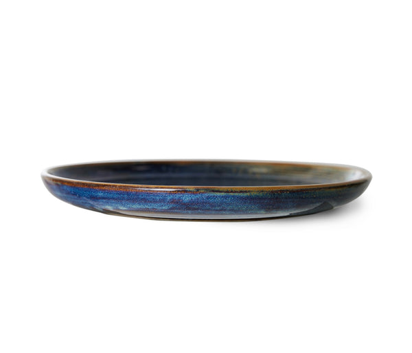 HK Living - Chef Ceramics - Dinner Plate - Rustic Blue