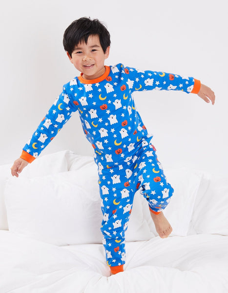 Toby Tiger Organic Pyjamas with Halloween Print