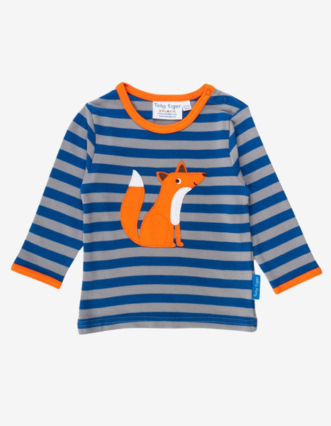 toby-tiger-organic-fox-applique-long-sleeved-t-shirt