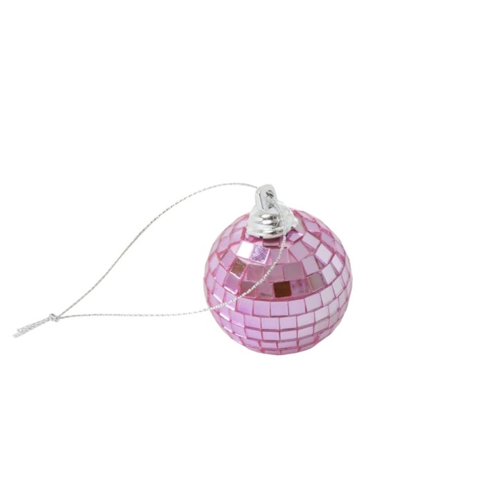 Rice by Rice Soft Pink Disco Ball - Small