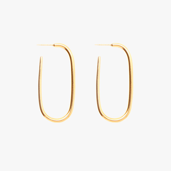 Mimi et Toi Avelaine Gold Hoop Earrings