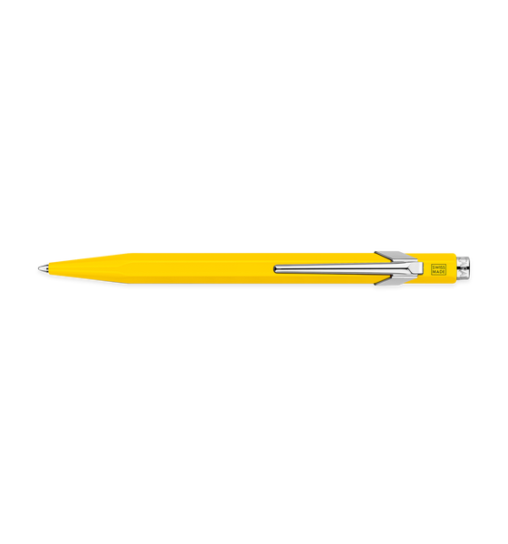 caran-dache-849-metal-ballpoint-pen-yellow