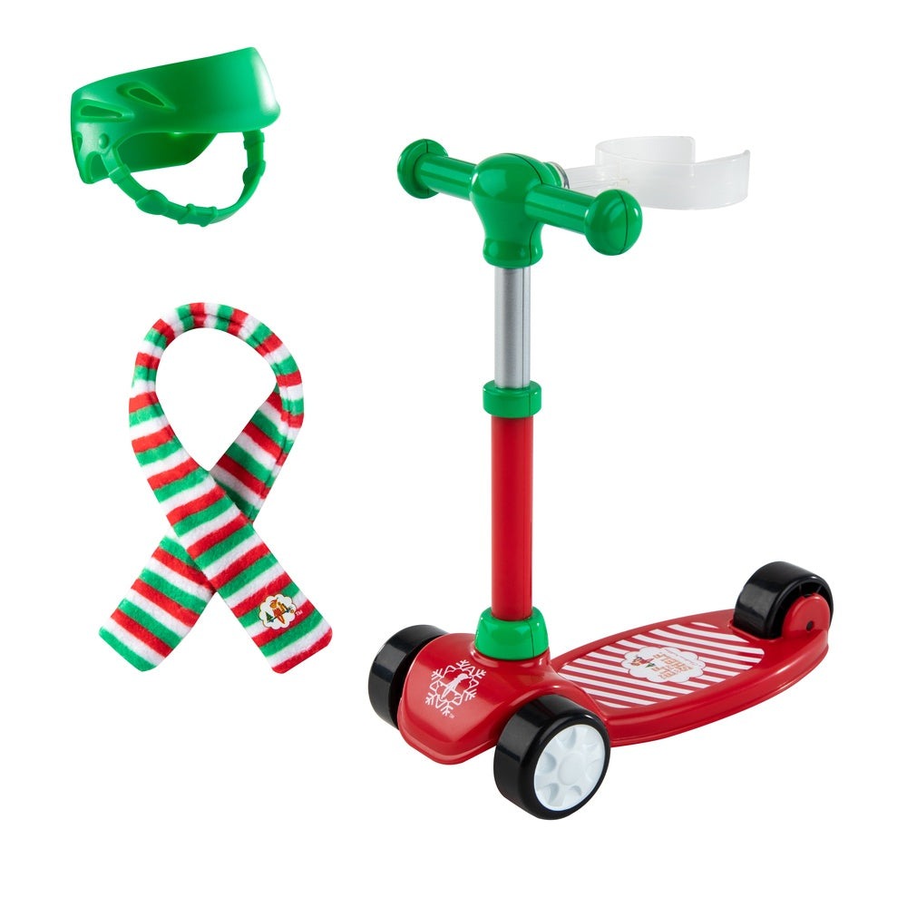 Elf on the Shelf 3 Piece Striped Scarf Stand N Scoot Toy