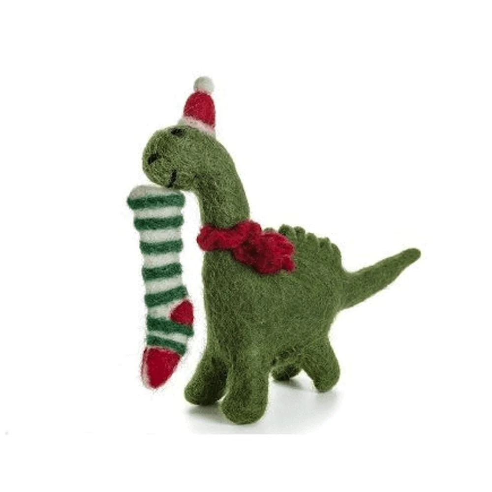 Amica Accessories Dinosaur with Stocking Felt Decoration