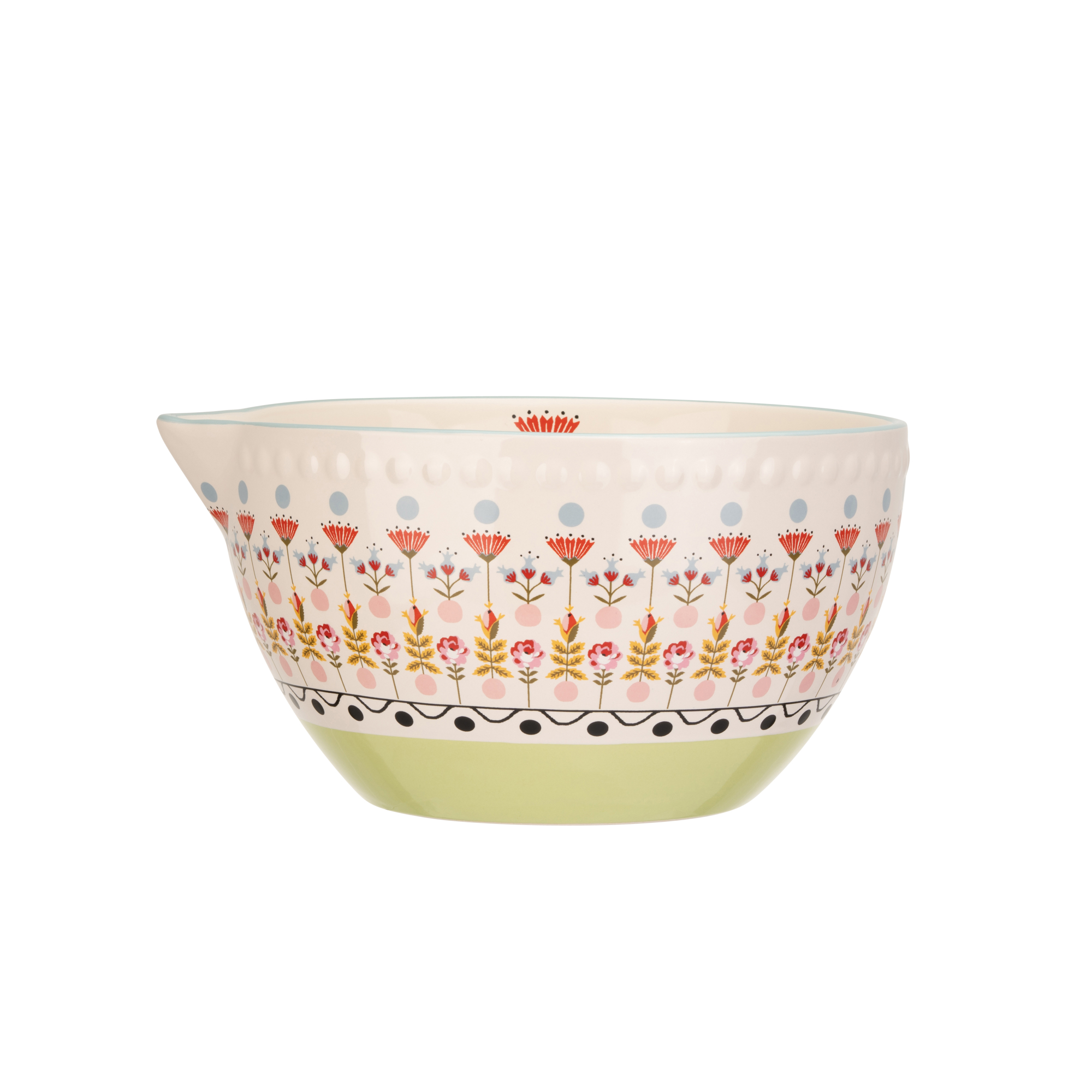 Cath Kidston Painted Table Ceramic Mixing Bowl - 23cm