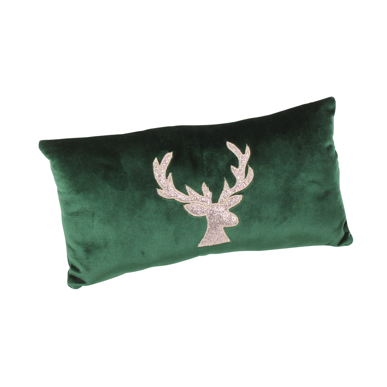 Werner Voss Green Glimmer Deer Cushion