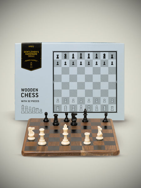 Gentlemen's Hardware Juego De 'ajedrez' En Madera