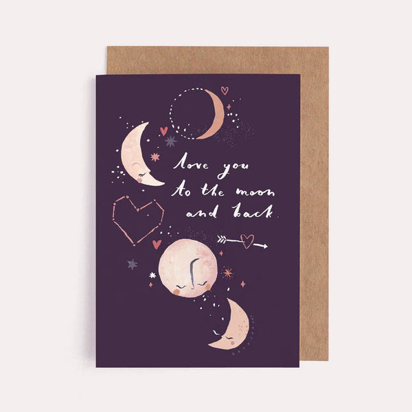 Sister Paper Co To The Moon And Back Card