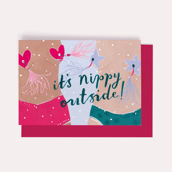 Sister Paper Co It's Nippy Outside Christmas Card