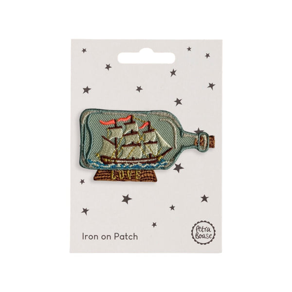 Petra Boase Patch Iron On Ship In Bottle