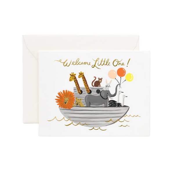 Rifle Paper Co. New Baby Card Noah's Ark