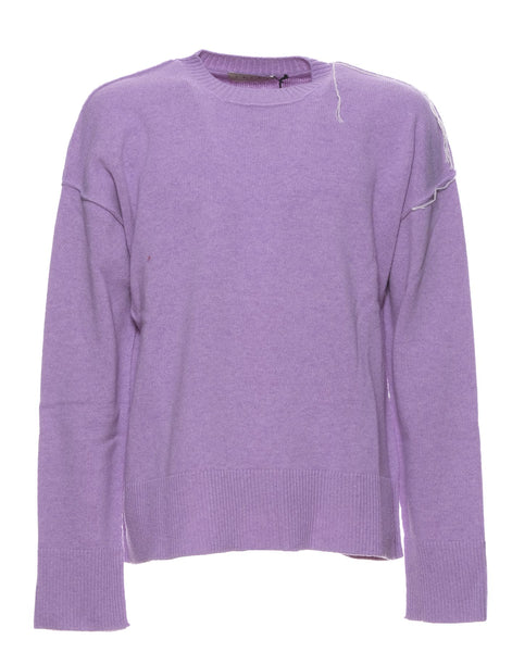 PAURA Sweater For Men Riccione Crewneck Lilac