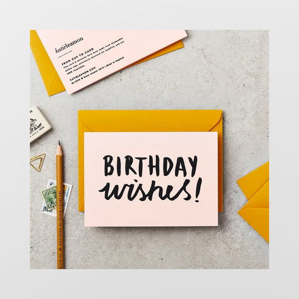 Katie Leamon Studio Birthday Wishes Card