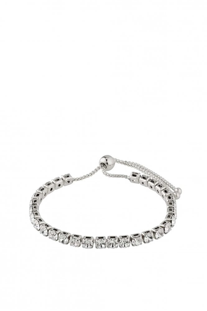 Pilgrim Lucia Bracelet Silver Plated With Crystal