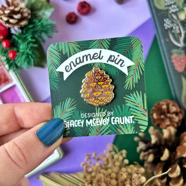 stacey-mcevoy-caunt-pinecone-enamel-pin-1