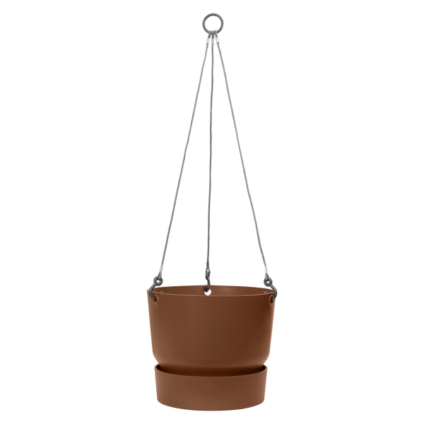 elho 24cm Brown Greenville Hanging Basket