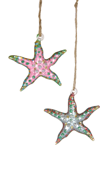 Cody Foster & Co Glitter Starfish Decoration