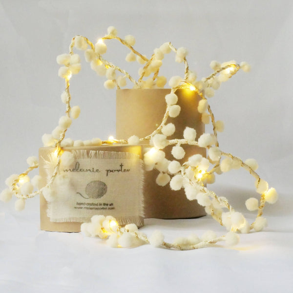 Melanie Porter Pom Pom Fairy Light String 3m Usb: Soft White