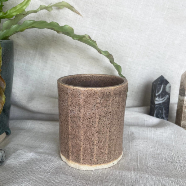 Charlotte Manser Ceramics 8cm Cocoa Brown Uk Handmade Little Pot