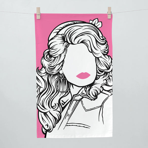 Bold & Noble  Dolly Parton Tea Towel