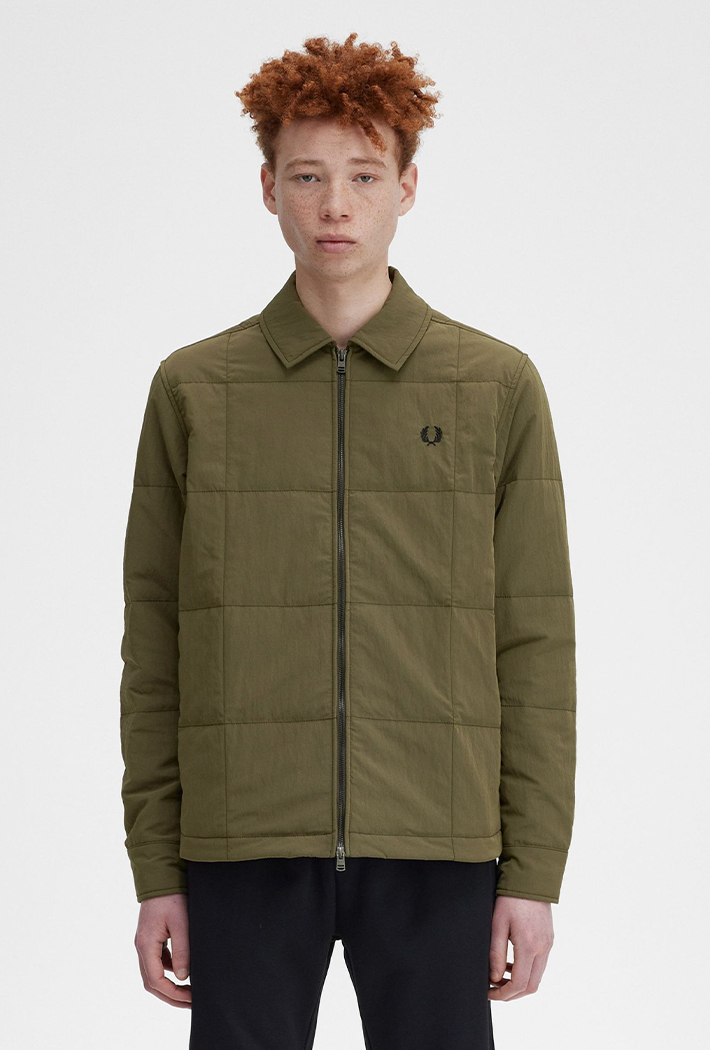 Fred Perry Fred Perry Men's Quilted Overshirt
