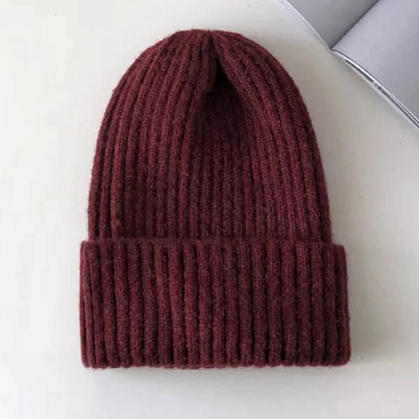 Curiouser Collection Maroon Beanie Hat