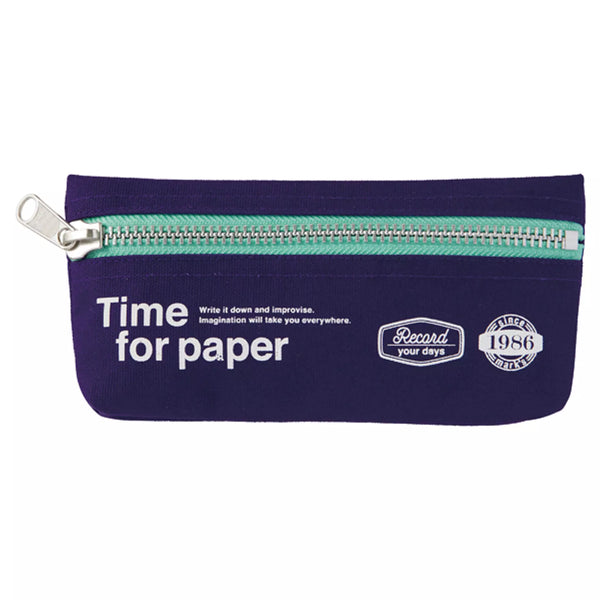 Marks Inc Time For Paper Pencil Case - Purple