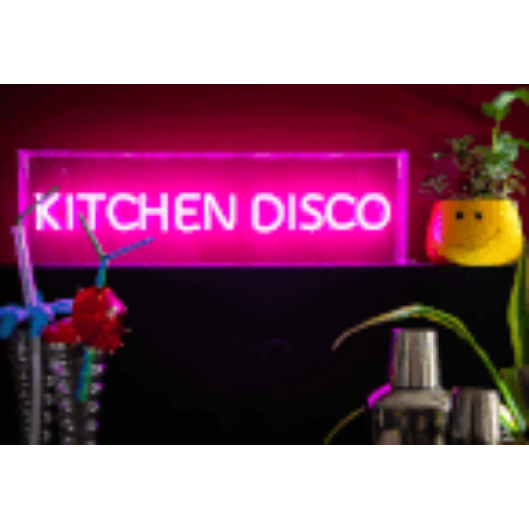 Amber Bright Creations Kitchen Disco Neon Acrylic Light Box