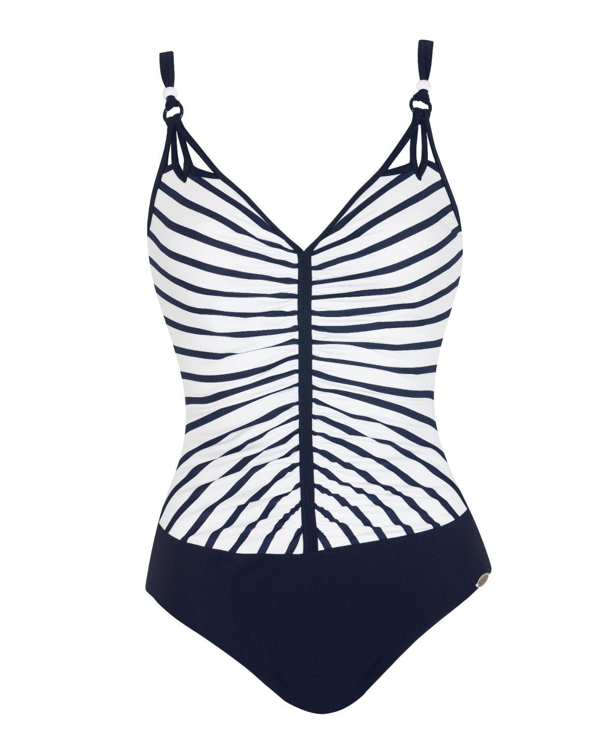 Sunflair Black And White Swimsuit
