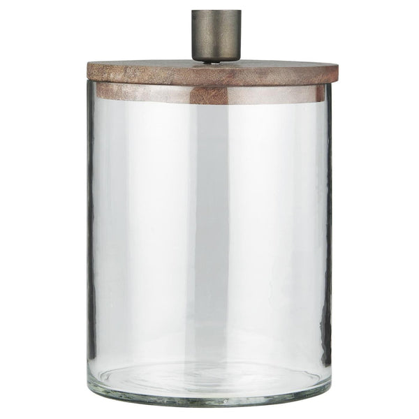 Ib Laursen Rustic Glass Jar Candleholder