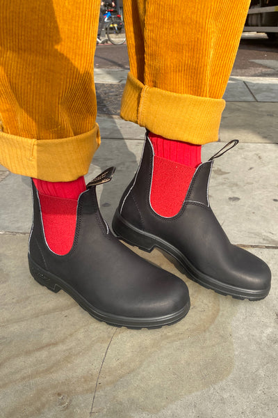 Blundstone Black & Red Boots
