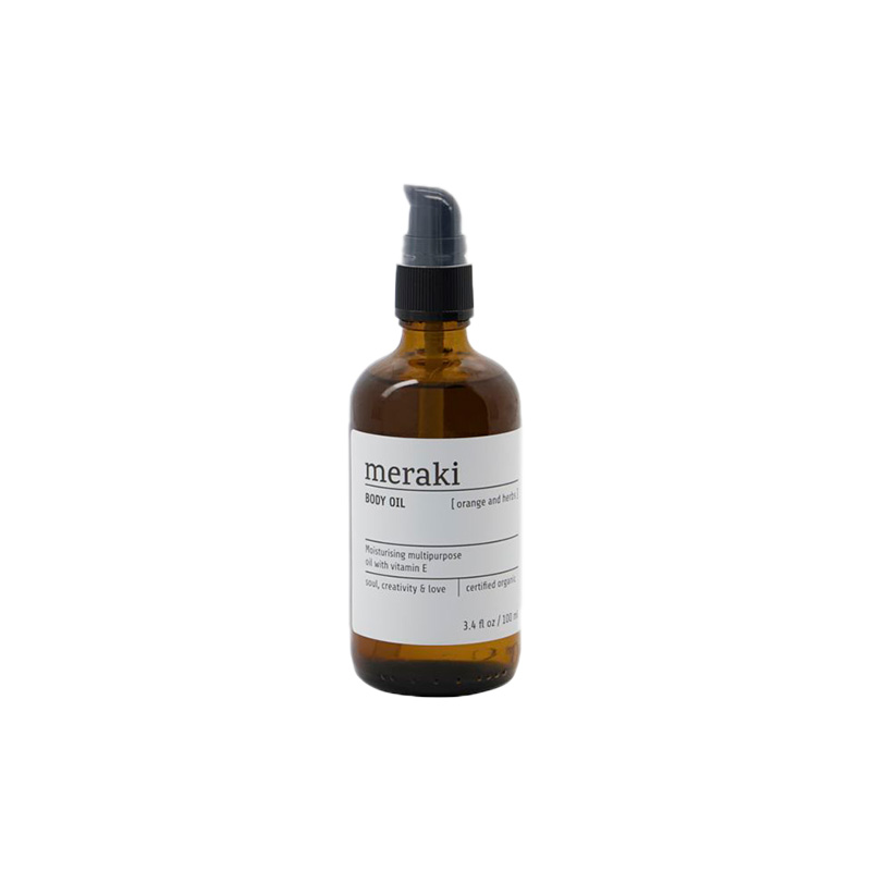 Meraki Body oil in Orange & herbs 100ml