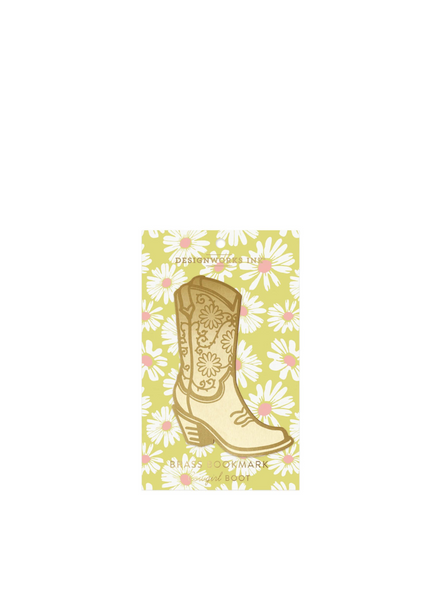 Designworks Ink Metal Bookmark - Cowgirl Boot From