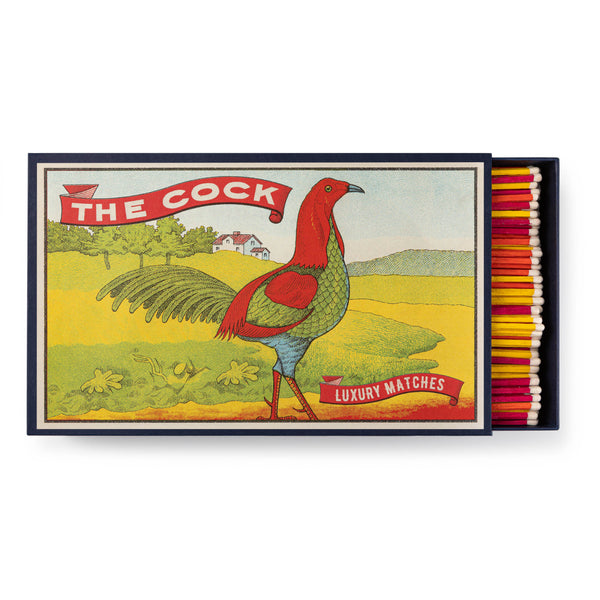 Archivist The Cock Giant Safety Matches Box 