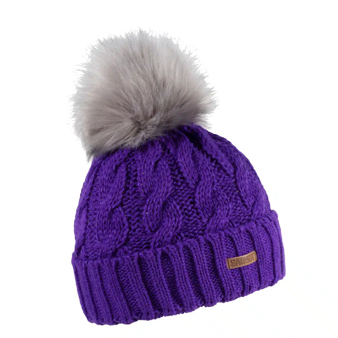 Sabbot Hats Linda Faux Fur Purple Hat