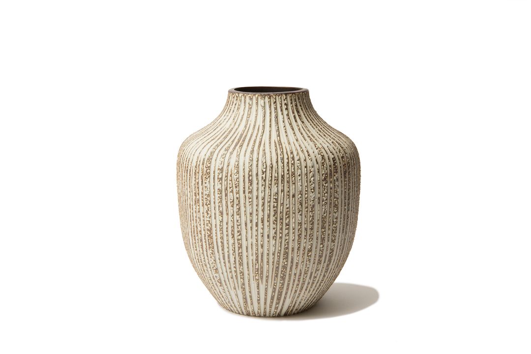 Lindform Stone Stripe Ceramic Kyoto Vase 
