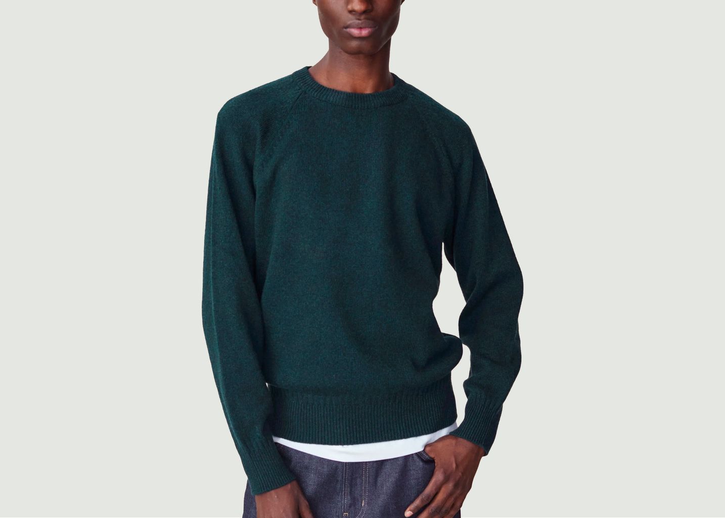 Tricot Round Neck Cashmere Sweater