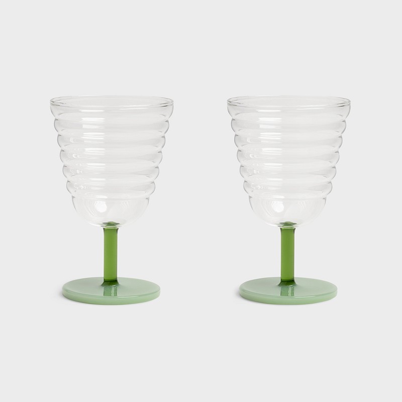 andklevering-green-mingle-goblet-glasses