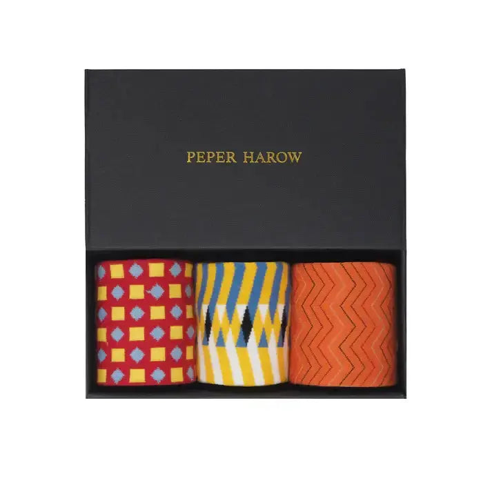 Peper Harow Men's Socks Gift Box - Guilded